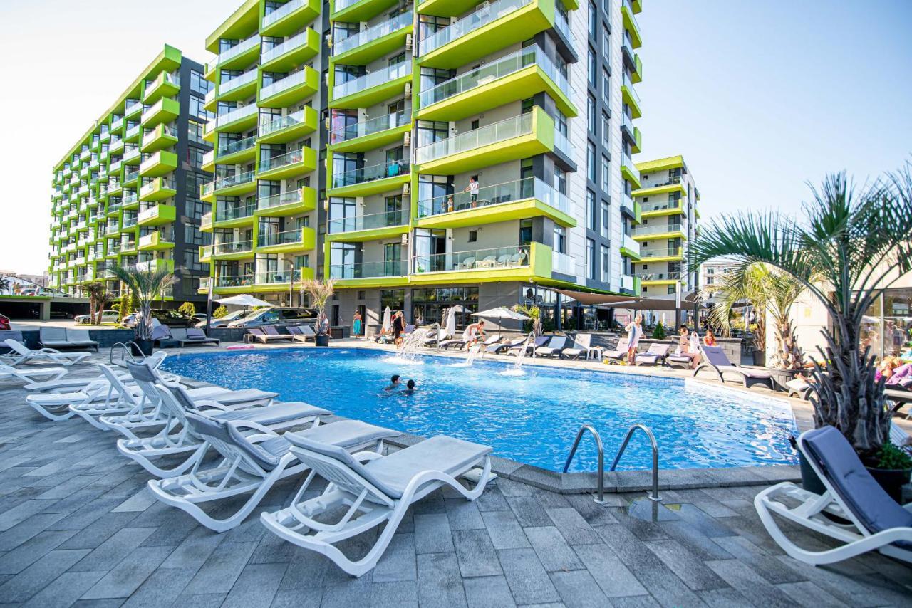 Apartment Katrina - Alezzi Beach - Sea View Năvodari Eksteriør bilde